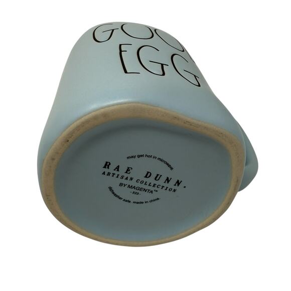 Rae Dunn By Magenta Easter Egg Blue GOOD EGG Ceramic Mug Farmhouse Kitchen Decor - Picture 5 of 9